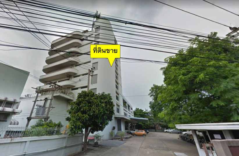 For SaleOfficeWongwianyai, Charoennakor : Land 1 rai 3 ngan 86 sq m. with 7-story office building, next to Charoen Nakhon Road.