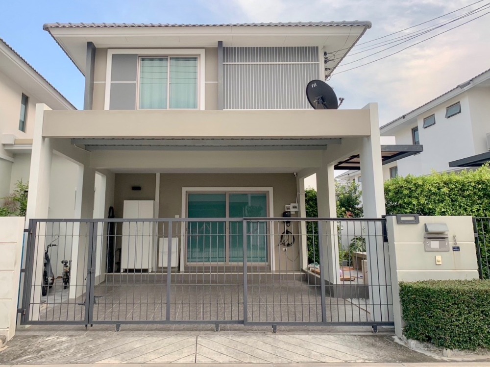 For SaleHouseRayong : House for sale, Life in the Garden, Life in the Garden, Ban Chang, minimalist style, complete with electric car charger.