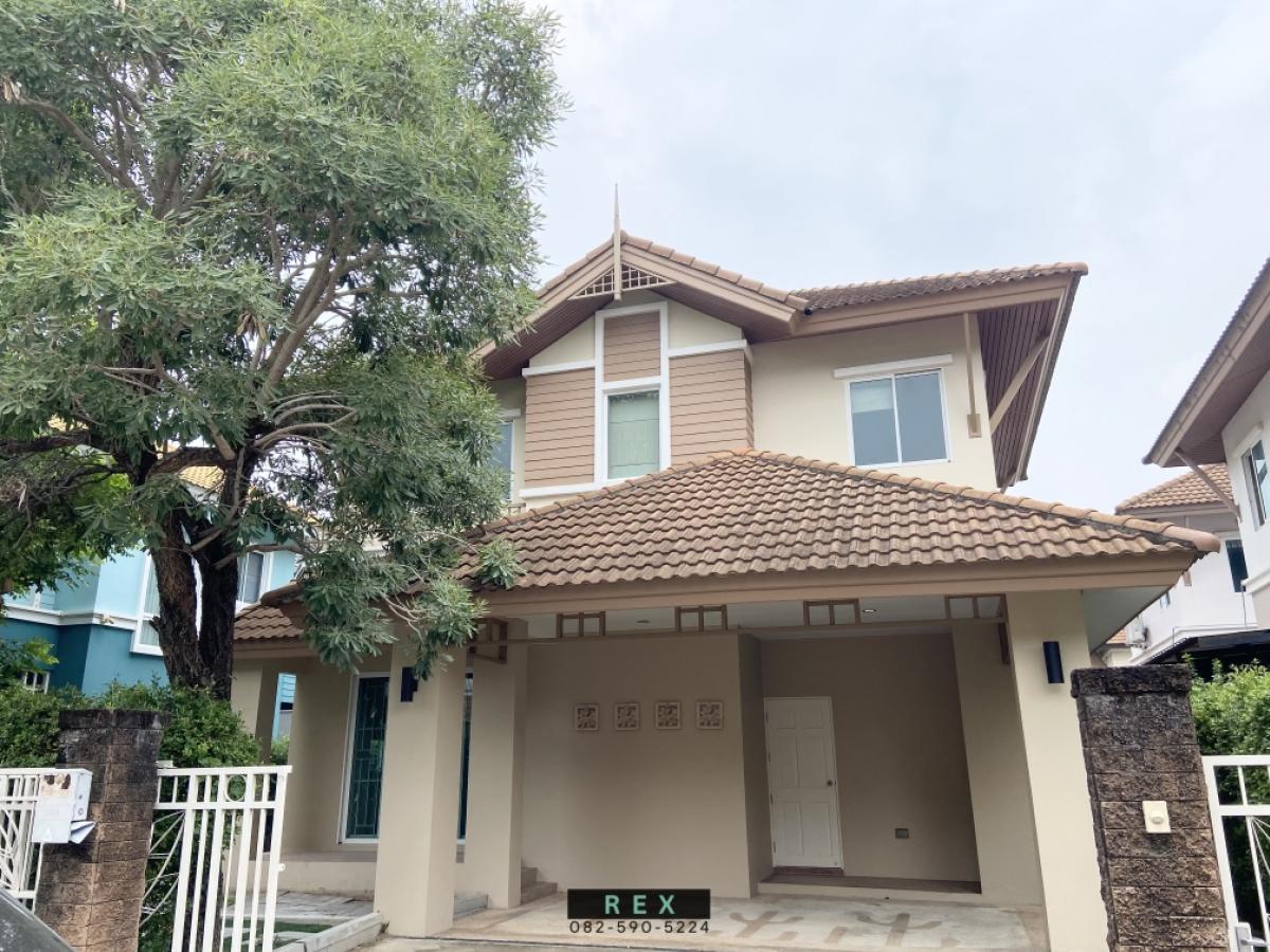 For SaleHouseKaset Nawamin,Ladplakao : For sale: 2-storey detached house, newly renovated, Parinya Village, Kaset-Nawamin, Chaemchan, size 53.2 sq.wa., 141 sq.m., near Lertlah Kaset-Nawamin School