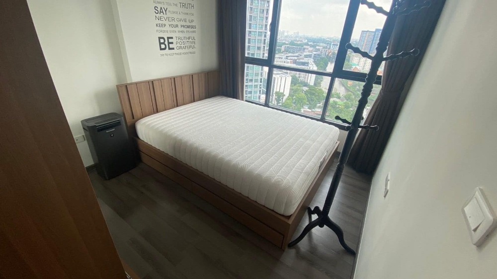 For RentCondoOnnut, Udomsuk : 🔥Ready to move in🔥Vacant condo for rent, near BTS On Nut, The Base Park West 77, fully furnished, ready to move in