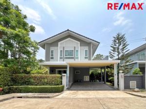 For SaleHouseMin Buri, Romklao : Single house for sale, corner house, Perfect Park Suvarnabhumi 5 project (Perfect Park Suvarnabhumi 5), near Suvarnabhumi Airport. Model house decorated and ready to move in New condition of the house, only 3 years old.