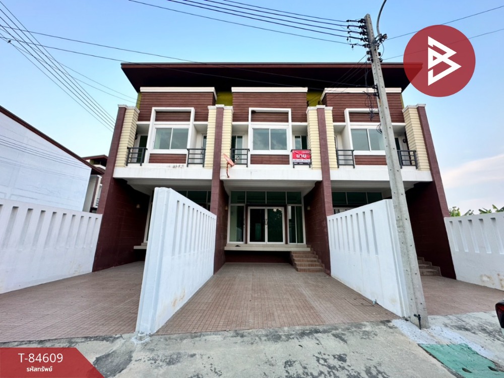 For SaleTownhouseRatchaburi : 2-story townhouse for sale, area 20 square meters, Soi SCG, Ban Pong, Ratchaburi.