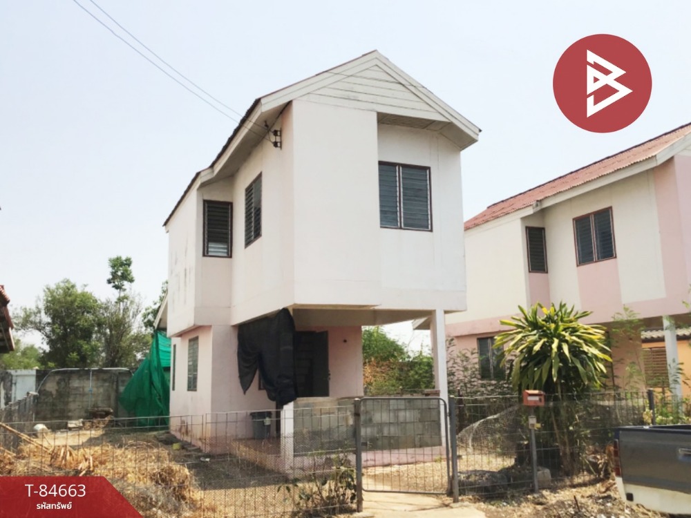 For SaleHouseUttaradit : Single house for sale Eua-Athorn Village, Uttaradit, Chaijumphol, Lablae, Uttaradit