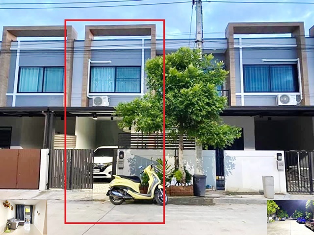 For RentTownhouseNonthaburi, Bang Yai, Bangbuathong : Kantana Central Waitgate The Cheapest in 2 Worlds 2-story townhome for rent BangBuaThong 20sq.wa.