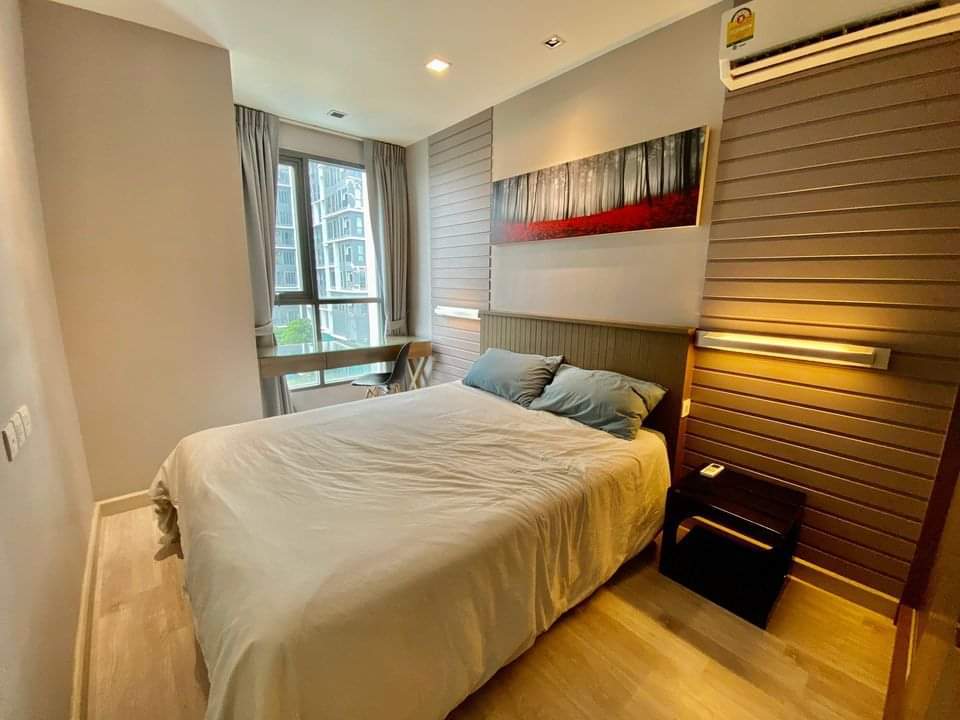 For RentCondoOnnut, Udomsuk : 🔥For rent🔥IDEO Mobi Sukhumvit 81, a condo next to BTS On Nut, convenient transportation, 1 bedroom, 1 bathroom, beautiful room, fully furnished, ready to move in