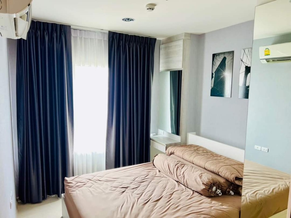 For RentCondoSamut Prakan,Samrong : Condo for rent: Aspire Erawan tower B, 17th floor, wide open view, size 35.50 sq m., fully furnished and equipped with electrical appliances