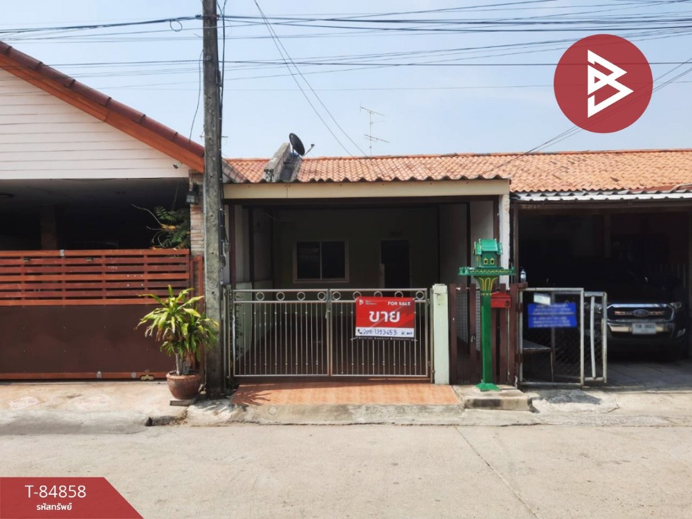 For SaleTownhouseSaraburi : Townhouse for sale Huai Bong Community Housing Village Chaloem Phrakiat Saraburi