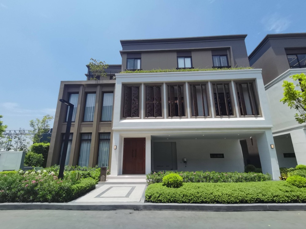 For SaleHouseRama5, Ratchapruek, Bangkruai : ► Type S ◄ Single House 3 Storey 4 Beds | 67.40 sq.w. 415 sq.m. | Near Central Westville 3 mins., The Crystal SB Ratchapruek 6 mins.