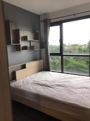 For RentCondoOnnut, Udomsuk : ❤️❤️ Condo for rent, The Base Park West (30.92 sq m.), 5th floor, Habito view, 1 bedroom, interested line tel 0859114585, ready to move in mid-June 2024. Facilities - 2 air conditioners (bedroom and Living room) - 2 door refrigerator - TV - Microwave - Wa