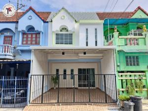 For SaleTownhouseNawamin, Ramindra : 2-story townhouse for sale, Teerawan Village, Ramintra 109, Pink Line MRT. Phraya Suren 6, Bang Chan, Minburi, along Khlong Song, Panya Indra, Khubon, Fashion Island, Safari World, Synphaet Hospital Nopparat Hospital, Suan Siam, Bang Chan Temple, Bang Cha