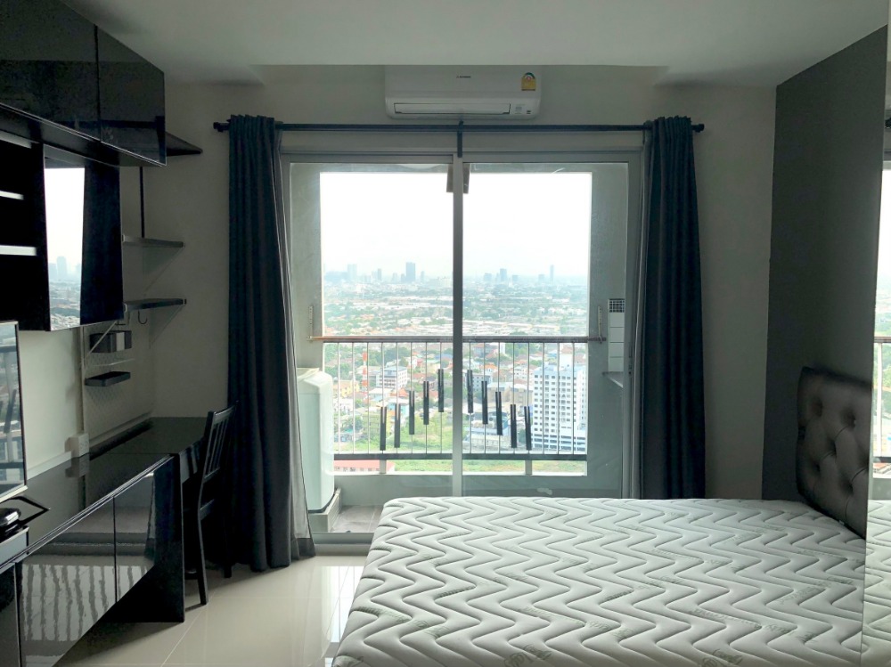 For RentCondoPattanakan, Srinakarin : For rent: Asakan Place Srinakarin, 30th floor, ready to move in, near the Yellow Line BTS