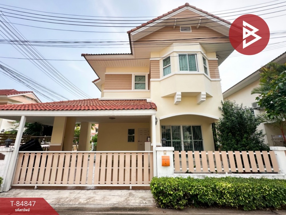 For SaleHousePattaya, Bangsaen, Chonburi : Single house for sale Maneerin Village, Bang Saen, Ban Puek, Chonburi