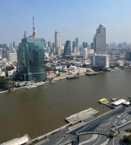 ขายคอนโดวงเวียนใหญ่ เจริญนคร : คอนโดหรูริมแม่น้ำติด Iconsiam Magnolia 2 ห้องนอน