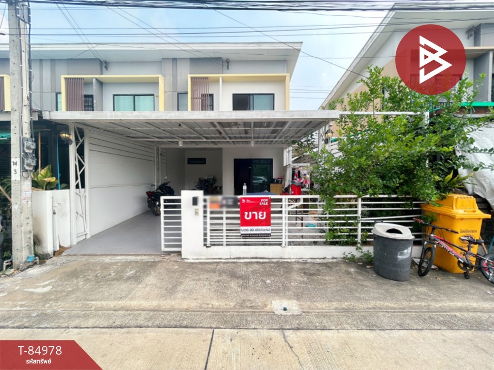 For SaleTownhouseLadkrabang, Suwannaphum Airport : Townhouse for sale The Connect Suvarnabhumi Village 2, Bang Phli, Samut Prakan