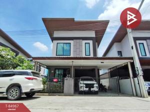 For SaleHousePattaya, Bangsaen, Chonburi : Semi-detached house for sale, High Living 6 Village, Phan Thong (High Living6), Chonburi.