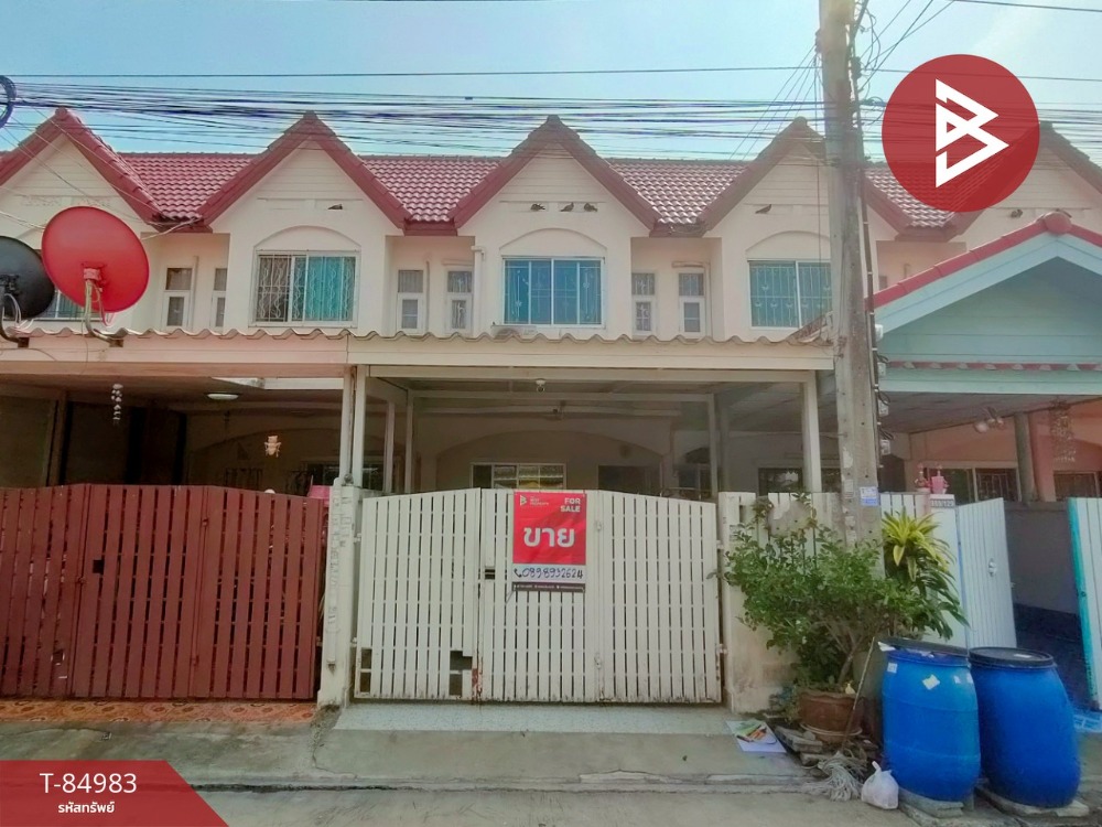 For SaleTownhouseSamut Prakan,Samrong : Townhouse for sale Bang Pu Villa Village 2, Tai Ban, Samut Prakan