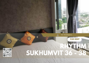 For RentCondoSukhumvit, Asoke, Thonglor : For rent🔥Rhythm Sukhumvit 36 ​​- 38🔥 near BTS Thonglor, furniture, complete electrical appliances.