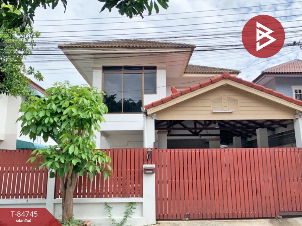 For SaleHouseMin Buri, Romklao : Single house for sale Panthiya Village, Suwinthawong, Bangkok