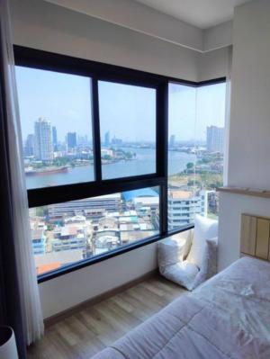 For SaleCondoWongwianyai, Charoennakor : 2 bedrooms, 2 bathrooms for sale @Niche Mono Condo Charoen Nakhon 🚩View of the curve of the Chao Phraya River. #Soi Charoen Nakhon 76