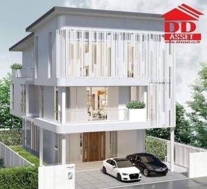 For SaleHouseRama9, Petchburi, RCA : Large new house with elevator, Rama 9, near Samitivej Hospital, starting price 35 million.