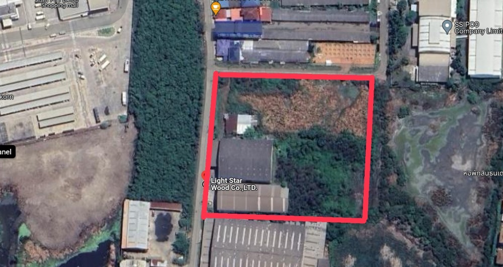 For SaleLandMahachai Samut Sakhon : Land + 2 factory buildings for sale, over 9 rai.