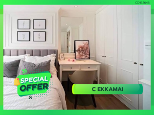 For RentCondoSukhumvit, Asoke, Thonglor : C EKKAMAI, fully furnished