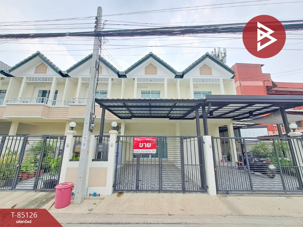 For SaleTownhouseLadprao101, Happy Land, The Mall Bang Kapi : Townhouse for sale Thip Village, Lat Phrao 101, Bang Kapi, Bangkok