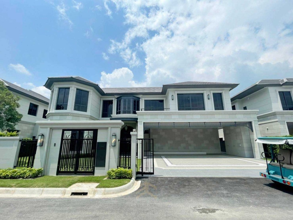 For RentHousePattanakan, Srinakarin : For sale/rent luxury mansion 🔸️Narasiri Krungthep Kreetha🔸️ parking for 8 cars, rent 650,000/month