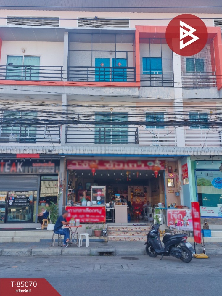 For SaleShophouseRatchaburi : Commercial building for sale, 3 floors, area 38.4 square meters, Na Mueang, Ratchaburi.