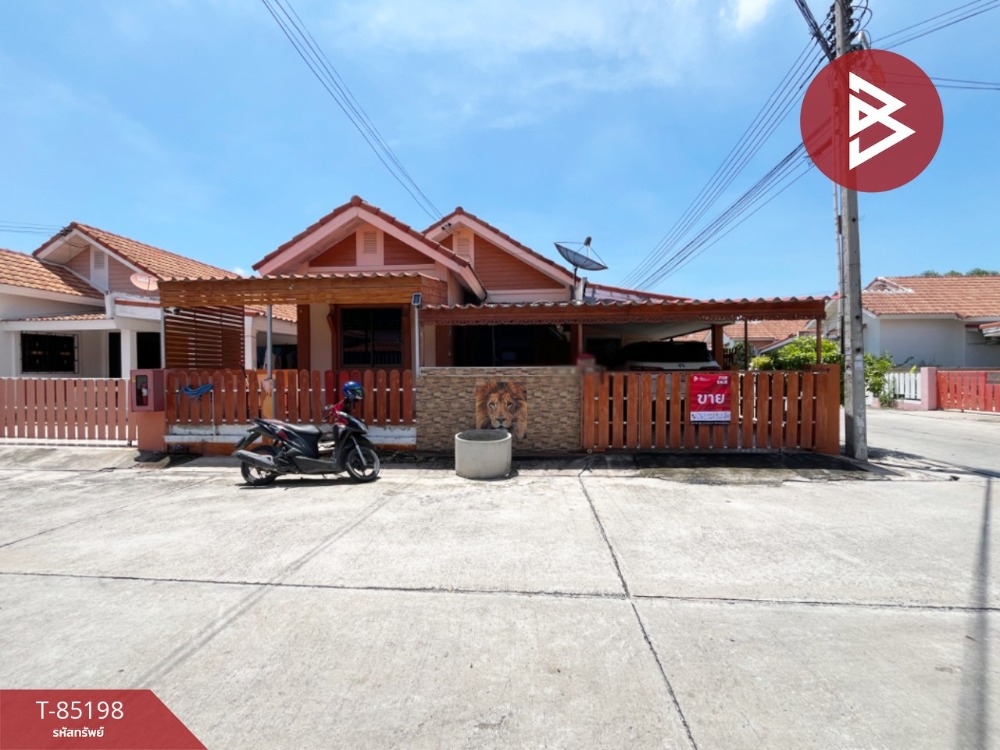 For SaleHousePattaya, Bangsaen, Chonburi : Single house for sale Comfortable Village, Phan Thong, Chonburi