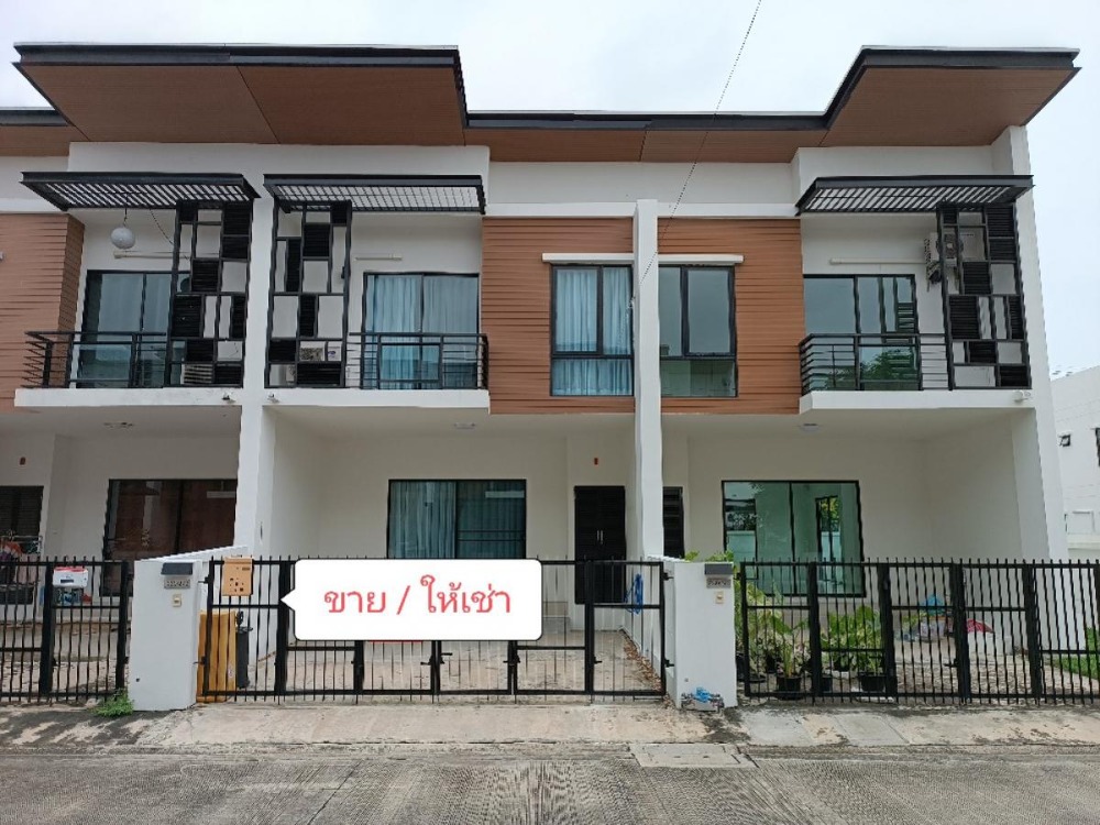 For RentTownhouseBangna, Bearing, Lasalle : For rent, 2-story townhouse, Ifeel Bangna project, corner unit, ready to move in, near Bangna.