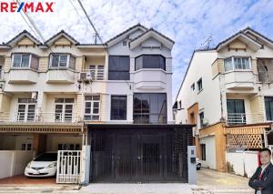 For SaleTownhouseNonthaburi, Bang Yai, Bangbuathong : Townhome Prachachuen Ngamwongwan, 3 floors, corner unit, Vision Ville 4 (Vision Ville 4), Soi Samakkhi 34, area 30 sq m. Renovated, very beautiful. Ready to move in