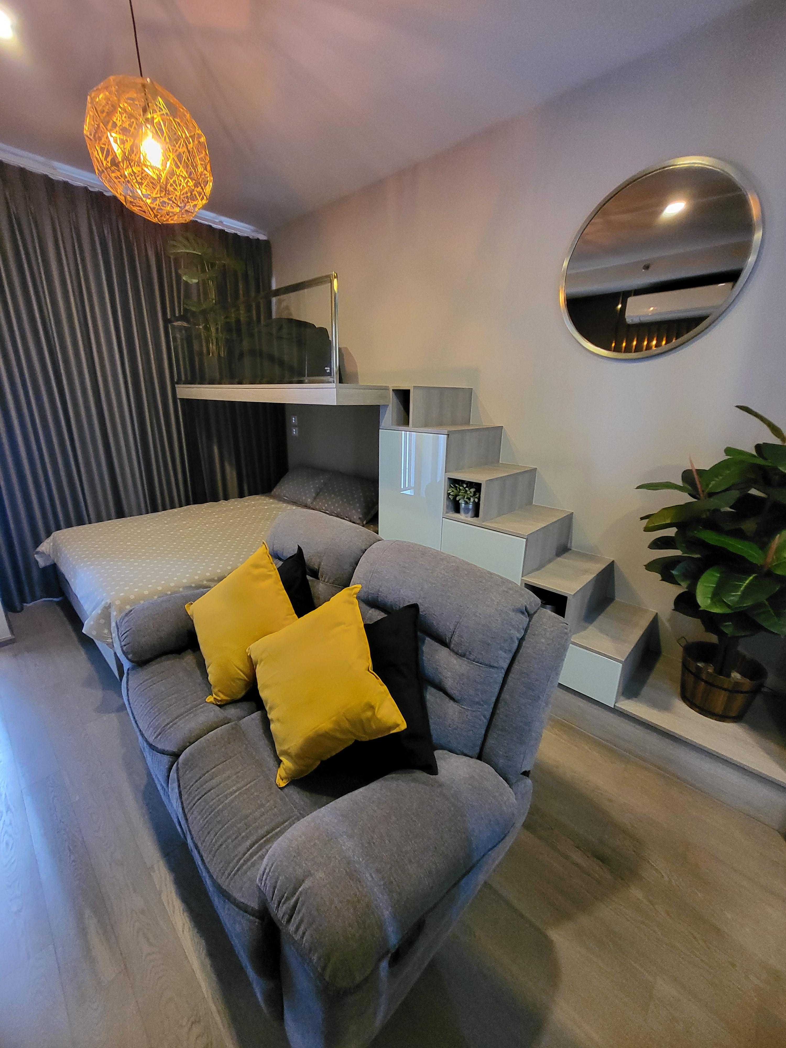 ให้เช่าคอนโดราชเทวี พญาไท : New Room Park Origin Phayathai 1bed 35 sqm Fullyfurnish 27,000-