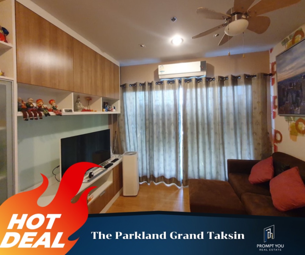 For RentCondoThaphra, Talat Phlu, Wutthakat : For rent 🔥 The Parkland Grand Taksin 🔥 Rare room This project is rarely rented out, fully furnished, ready to move in. //Ask for more information at LineID::@promptyou5