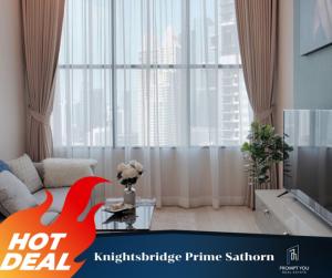 For RentCondoSathorn, Narathiwat : For rent 🔥 Knightsbridge Prime Sathorn 🔥 Beautiful room, high floor, ready to move in. //Ask for more information at LineID:0854612454