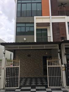 For RentTownhouseThaphra, Talat Phlu, Wutthakat : T9160567 For rent, 3-story townhome, Signature Kalapaphruek, usable area 220 sq m.