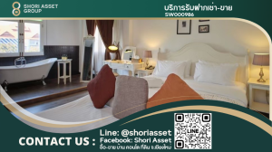 For SaleBusinesses for saleChiang Mai : 4-star hotel for sale with long-term tenant, prime location, next to the city moat, next to tourist attractions, Chang Moi area.