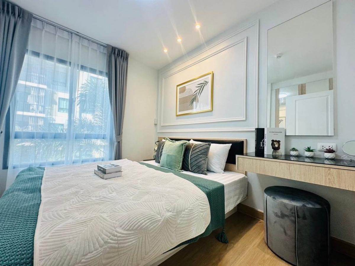 For SaleCondoBangna, Bearing, Lasalle : 🥰Meet the joy of living《🏡Icondo Sukhumvit 105》 near 🚄BTS Bearing, convenient travel 🛋Perfectly newly decorated room, free!!️ Fully furnished. 🎉Starting at only 7,000 baht/month ✅️Near hospitals ✅️Education institutions ✅️Department stores ✅️ and various m