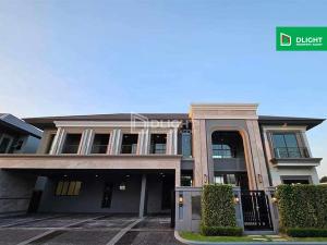 For SaleHouseLadkrabang, Suwannaphum Airport : Luxury house, Grand Bangkok Boulevard, Krungthep Kreetha, 149.50 sq m, 640 sq m, 5 bedrooms, 6 bathrooms, price 56 million baht.