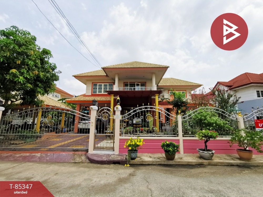 For SaleHousePathum Thani,Rangsit, Thammasat : Single house for sale Sathaporn Village, Rangsit-Khlong 3, Thatthuri, Pathum Thani