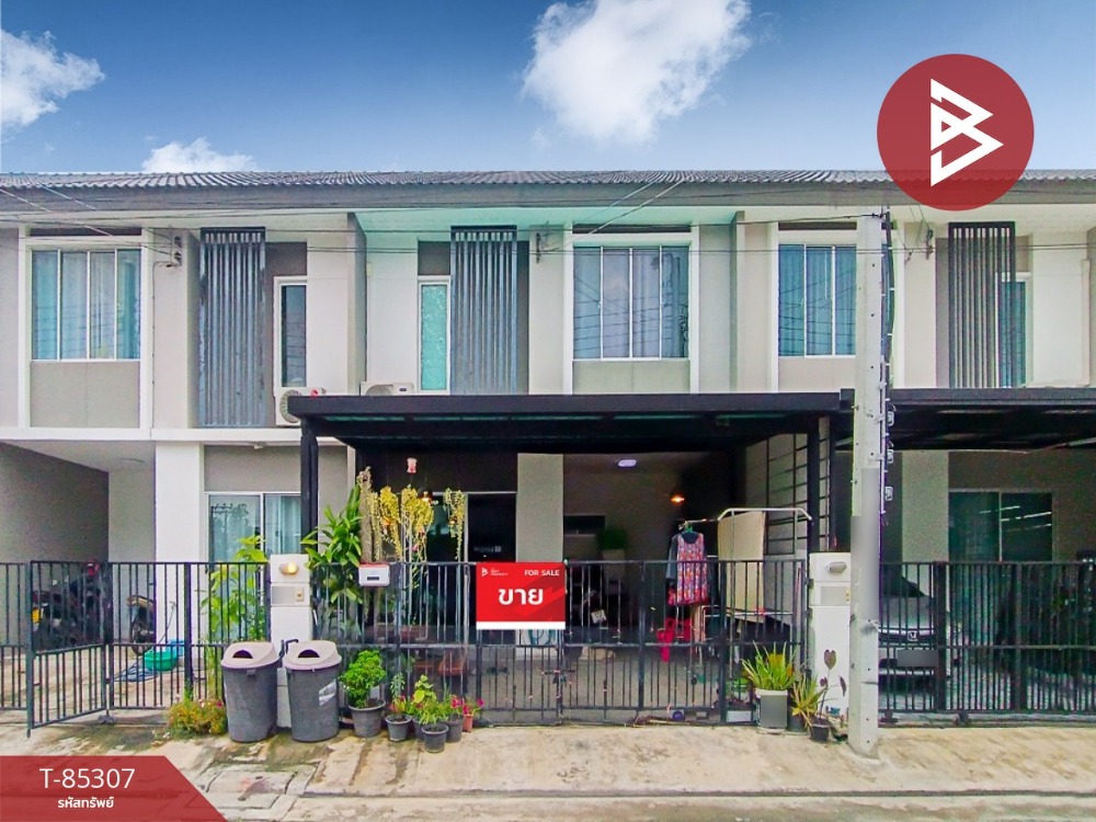 For SaleTownhouseRama 2, Bang Khun Thian : Urgent sale townhouse Pruksa Ville Village 80, Thian Talay 7, Bangkok