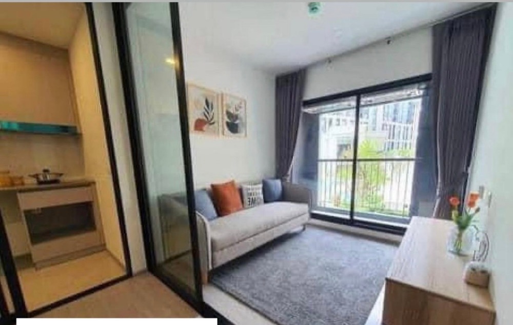 For RentCondoOnnut, Udomsuk : For rent Aspire Sukhumvit-Onnut, size 36 sq m, 5th floor, separate kitchen, complete electrical appliances and furniture, beautiful room, shuttle to BTS On Nut