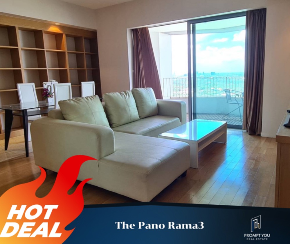 For RentCondoRama3 (Riverside),Satupadit : For rent 🔥The Pano Rama3 🔥 Beautiful room, high floor. Fully furnished Ready to move in //Ask for more information at LineID:@promptyou5