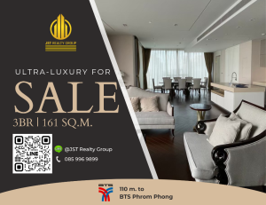 For SaleCondoSukhumvit, Asoke, Thonglor : 💎 Ultra-Luxury 3BR Condo | Marque Sukhumvit | High Floor | Available for Sale | Near BTS Phrom Phong!