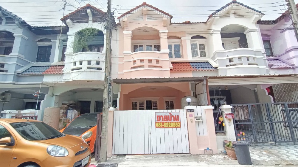 For SaleTownhouseNonthaburi, Bang Yai, Bangbuathong : Nantana Garden 1: Newly renovated 2-story Townhouse with 2 bedrooms and bathrooms (17 Square Wa), starting price at only 2.25 million baht, and located near the MRT Purple Line Bang Rak Noi, Nonthaburi