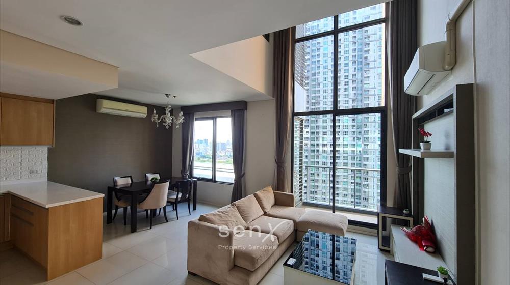 For SaleCondoRama9, Petchburi, RCA : Condo for sale, next to MRT Phetchaburi, Villa Asoke, Condo near MRT. Duplex.