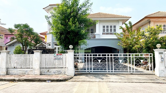 For SaleHousePathum Thani,Rangsit, Thammasat : Passorn Village 2, Rangsit, Khlong Sam, Pathum Thani, urgent sale, 2-story detached house, area 108.10 sq m, good location, beautiful house, ready to live in.