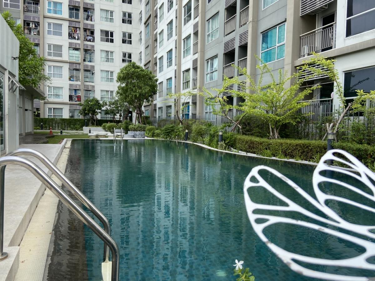 For SaleCondoThaphra, Talat Phlu, Wutthakat : Condo for sale, cheap price only 1.7 million baht, lower than the appraised price, the room is not damaged, the owner has not lived in it much.