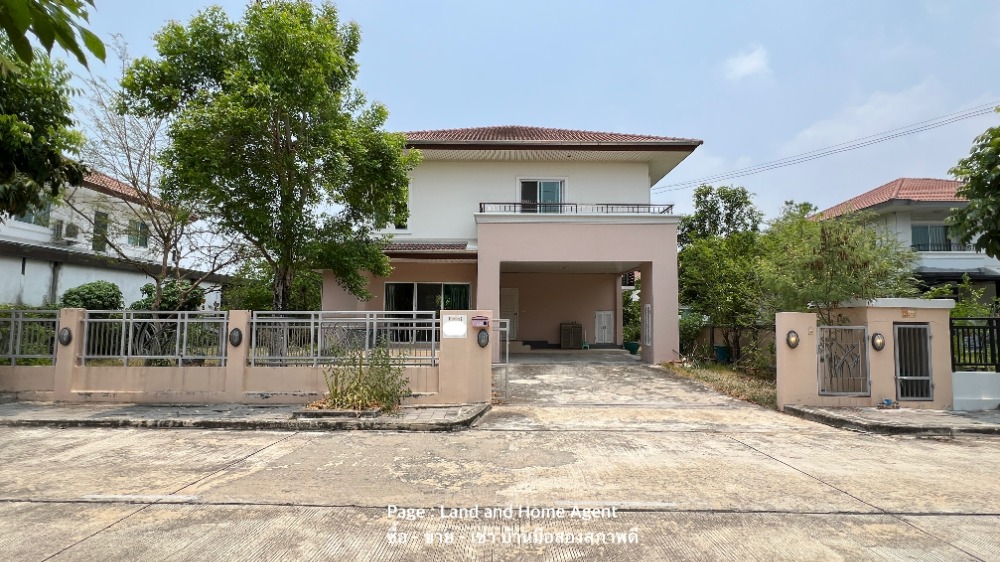 For SaleHouseLadkrabang, Suwannaphum Airport : Single house for sale, Anaville Suvarnabhumi, good location, connected to Krungthep Kreetha Road only 15 minutes.