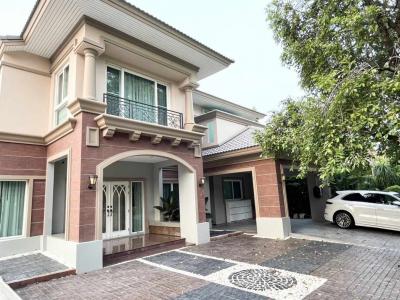 For SaleHouseRama5, Ratchapruek, Bangkruai : House for sale, Laddarom Elegance Ratchaphruek - Rattanathibet (large house, special addition), area 184 sq m, usable area 485 sq m, 5 bedrooms, 5 bathrooms.